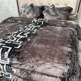 PREMIUM QUALITY SUPER KING SIZE 6 PCE QUILT SET WITH SUPER KING SIZE BEDSHEET ( ANTI ALLERGIC, MICRO FIBRE)